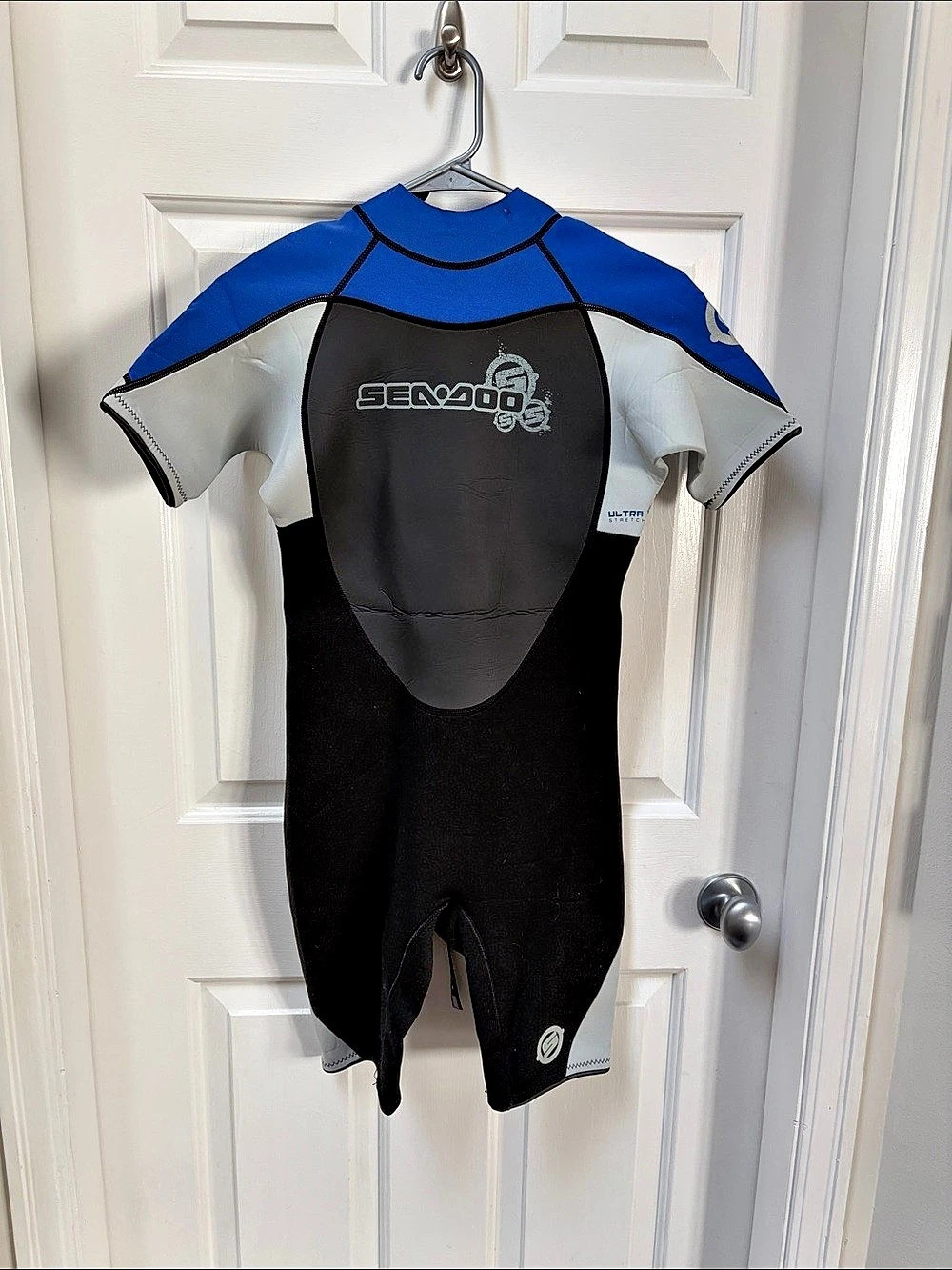 Seadoo Unisex youth size 14 Blue & Black Wetsuit